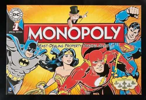 DC Comics #1 Special Edition Monopoly Game