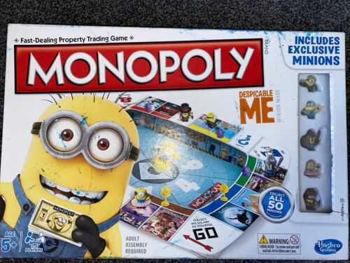 Despicable Me Minions Monopoly Family Board Game Hasbro