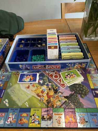Monopoly Board Game- 2001 Disney Edition Rare