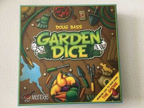 Garden Dice with card expansion from Meridae Games